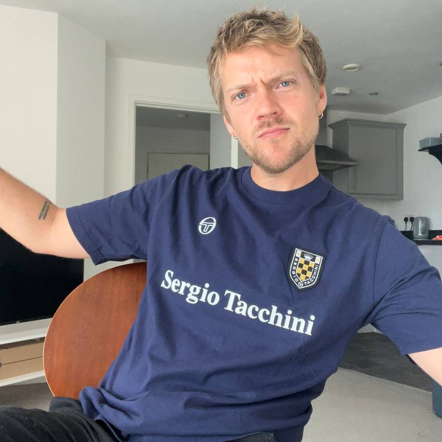 Sergio Tacchini x GHGW Footy T-Shirt · Navy