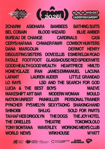 Swn Festival 2026 lineup poster